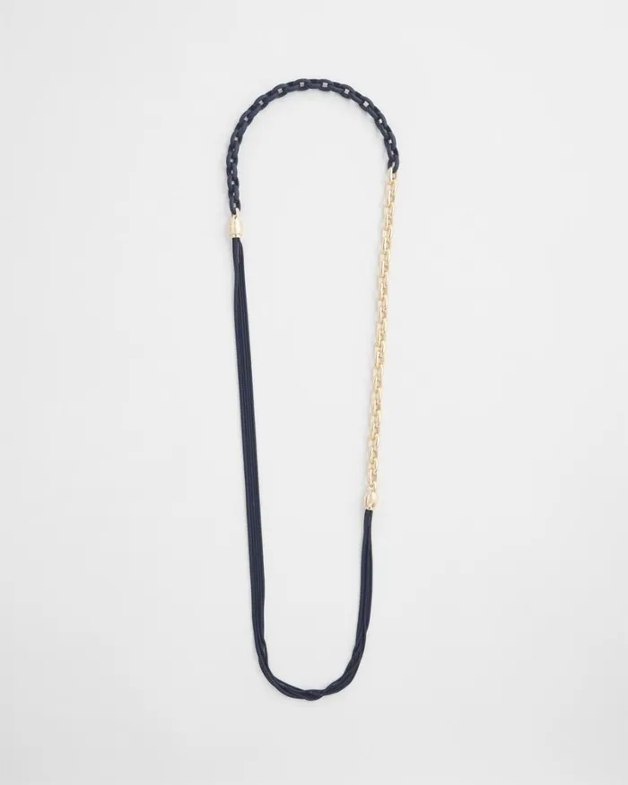 Chico039s Everyday Jewelry MagneticMix Navy Multistrand Necklace Navy 8211 Shoes and Accessories Chico039s Everyday Jewelry MagneticMix Navy Multistrand Necklace Navy 8211 Shoes and Accessories