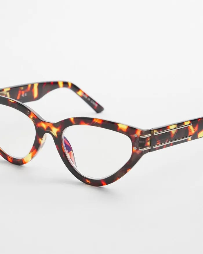 Chico039s Eyewear Faux Tort Cateye Readers Tortoise 8211 Shoes and Accessories
