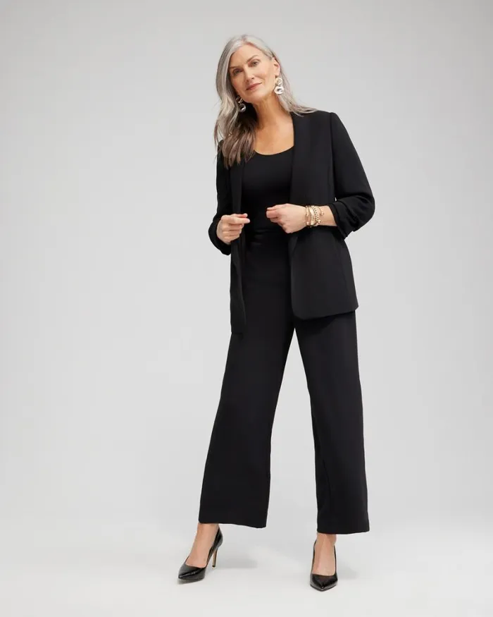 Chico039s Pants Wide Leg Soft Pants Classic Navy 8211 Clothing