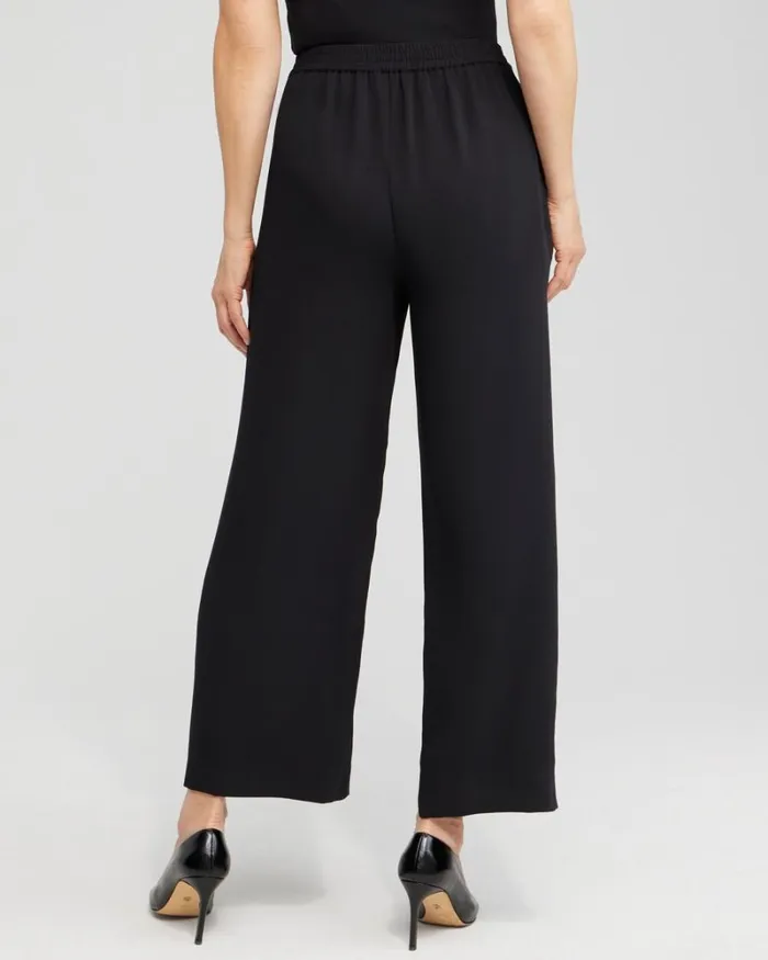 Chico039s Pants Wide Leg Soft Pants Classic Navy 8211 Clothing