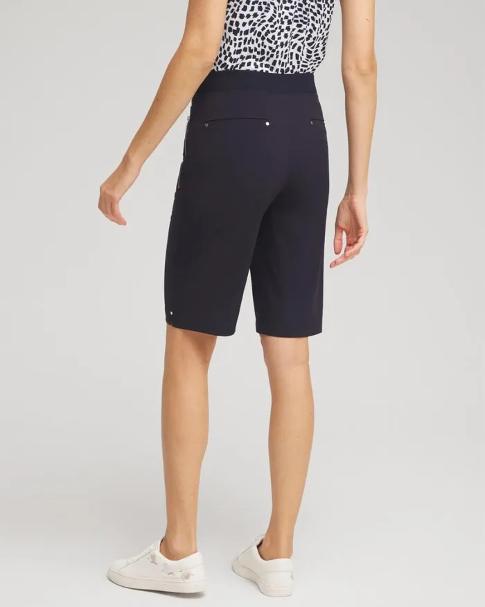 Chico039s Pants Zenergy 10034 UPF Neema Shorts Black 8211 Clothing