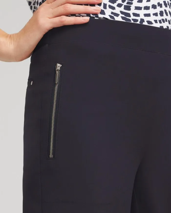 Chico039s Pants Zenergy 10034 UPF Neema Shorts Black 8211 Clothing