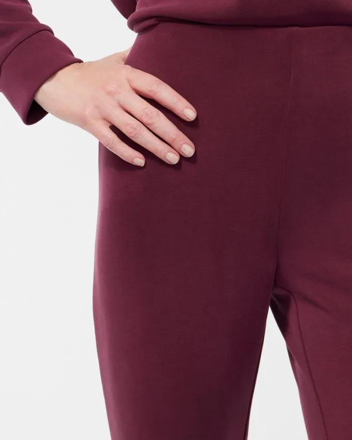 Chico039s Pants Zenergy Sueded Scuba Pants Deep Merlot 8211 Clothing