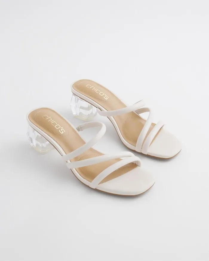 Chico039s Shoes Lucite Heels Bone 8211 Shoes and Accessories