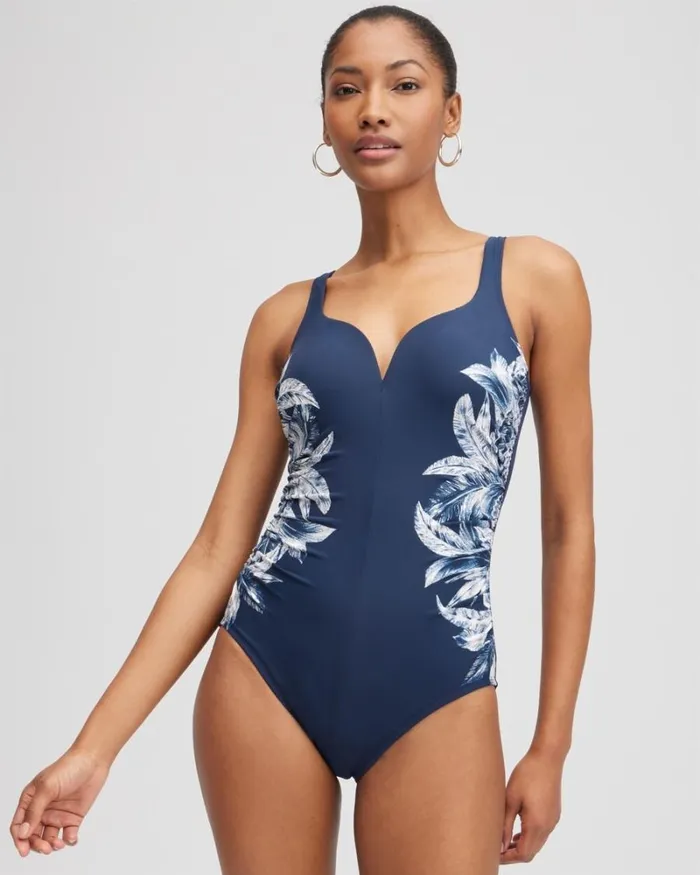 Chico039s Swim Miraclesuit Tropica Toile Temptress One Piece Navy 8211 Clothing Chico039s Swim Miraclesuit Tropica Toile Temptress One Piece Navy 8211 Clothing