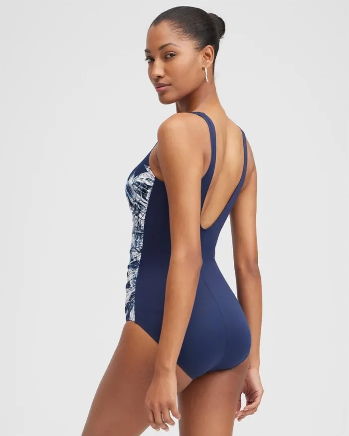 Chico039s Swim Miraclesuit Tropica Toile Temptress One Piece Navy 8211 Clothing Chico039s Swim Miraclesuit Tropica Toile Temptress One Piece Navy 8211 Clothing