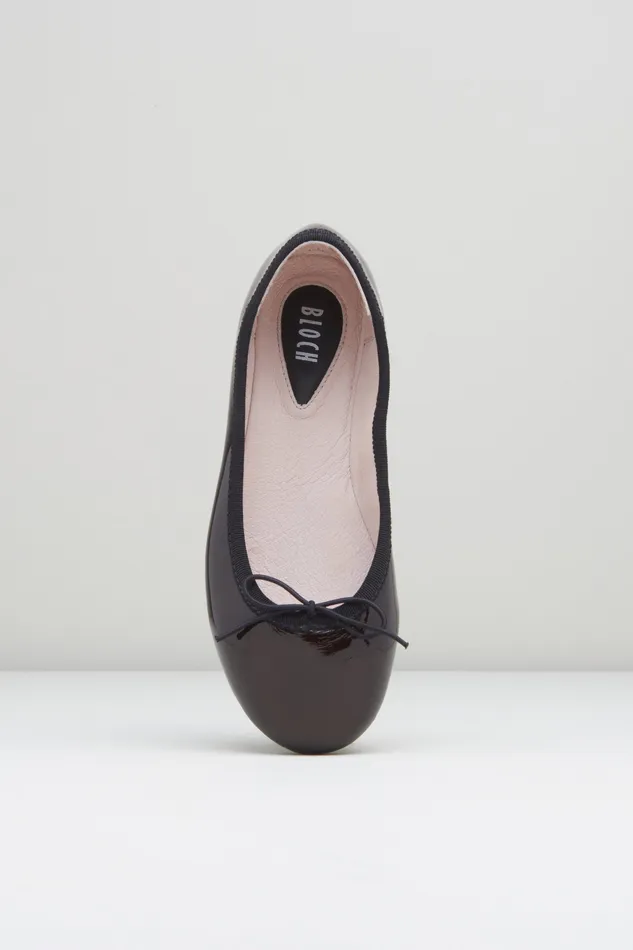 Children Ballet Flats Bloch Girls Cressida Ballet Flats Black Patent