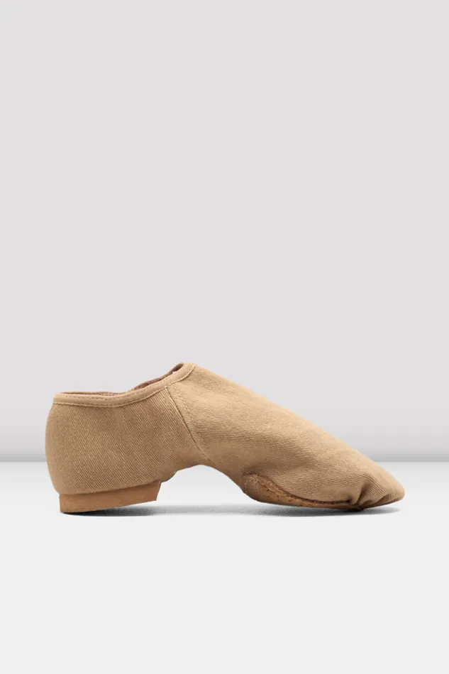 Children Bloch Childrens Phantom Canvas Jazz Shoes Tan Canvas Jazz
