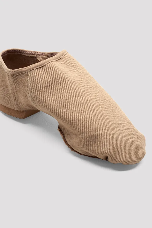 Children Bloch Childrens Phantom Canvas Jazz Shoes Tan Canvas Jazz
