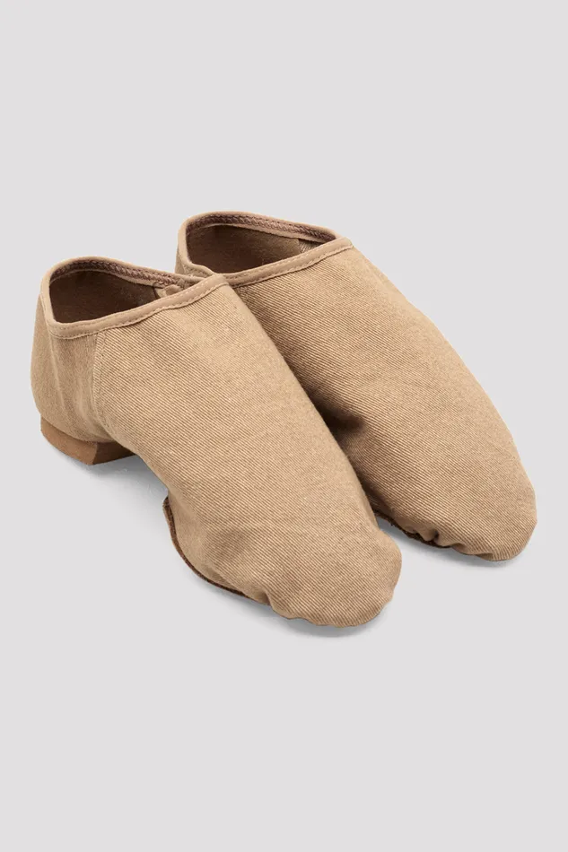 Children Bloch Childrens Phantom Canvas Jazz Shoes Tan Canvas Jazz