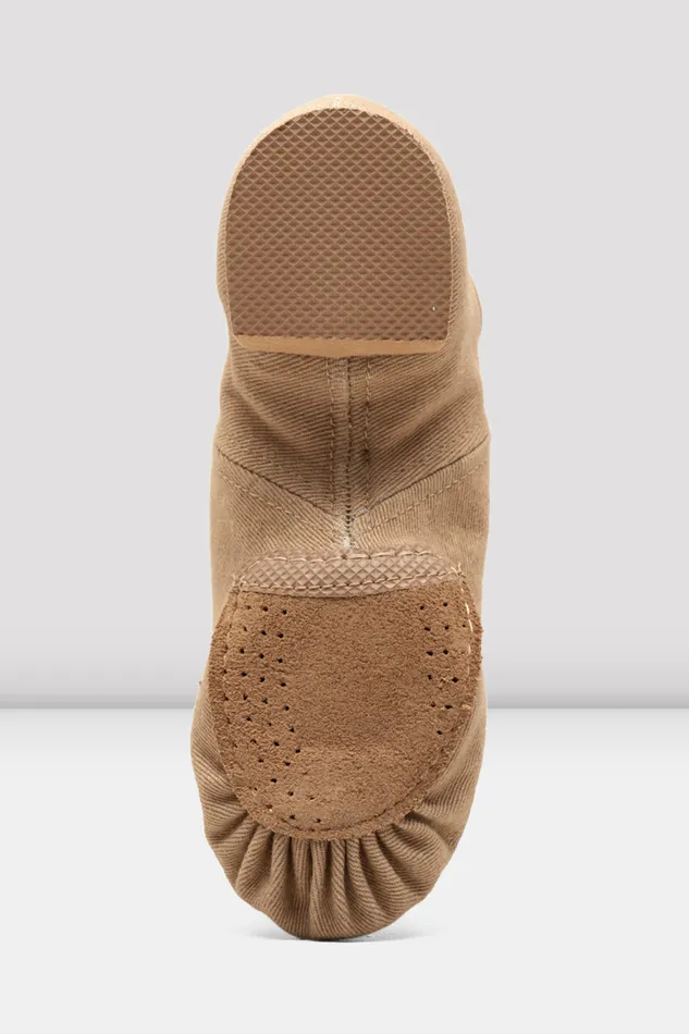 Children Bloch Childrens Phantom Canvas Jazz Shoes Tan Canvas Jazz