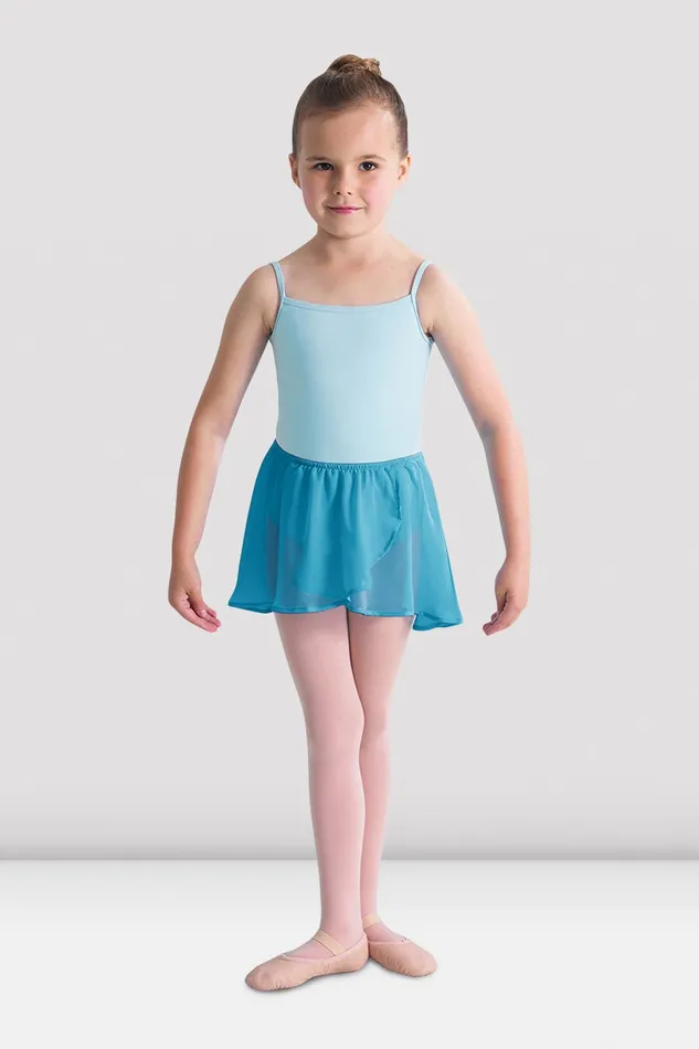 Children Bloch Girls Barre Stretch Waist Ballet Skirt Turquoise Basics