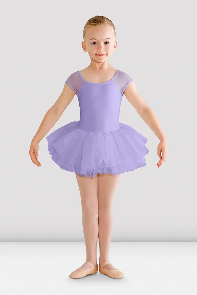 Children Bloch Girls Hanami Tutu Leotard Lilac Dresses