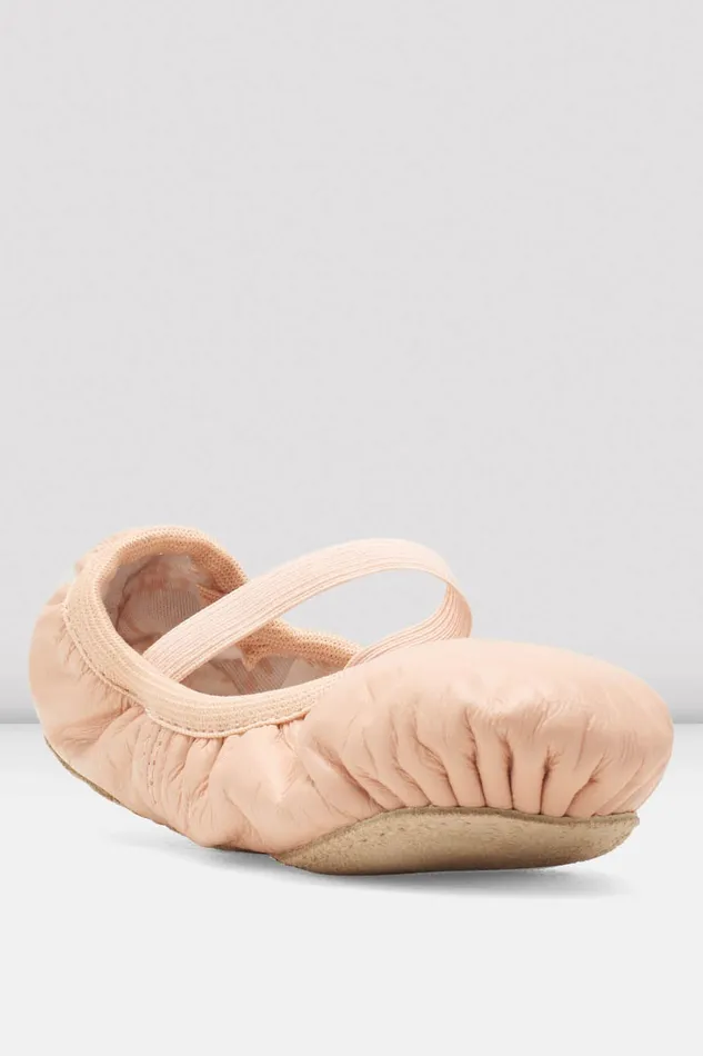 Childrens Giselle Leather Ballet Shoes Pink Leather Ballet Bloch Children