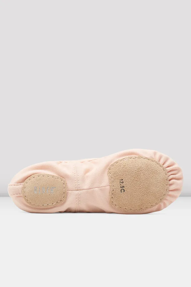 Childrens Performa Stretch Canvas Ballet Shoes Theatrical Pink Canvas Children Ballet Bloch