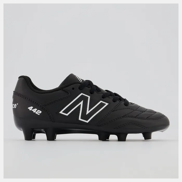 Cleats 442 V2 ACADEMY JNR FG Black with White 8211 New Balance Kids Cleats 442 V2 ACADEMY JNR FG Black with White 8211 New Balance Kids