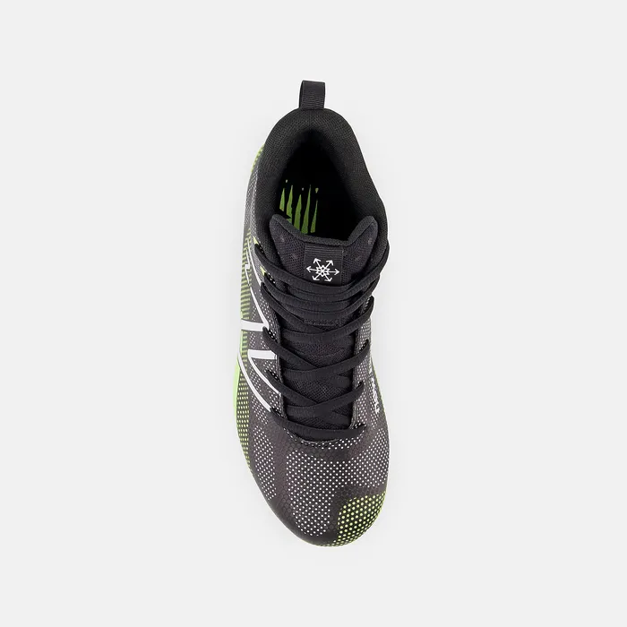 Cleats FreezeLX v4 Jr Black with Hilite and White New Balance Kids Cleats FreezeLX v4 Jr Black with Hilite and White New Balance Kids