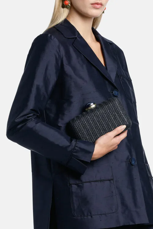 Clutch and Pochette Illasi Illasi BlueGold 8211 Luisa Spagnoli Women Clutch and Pochette Illasi Illasi BlueGold 8211 Luisa Spagnoli Women