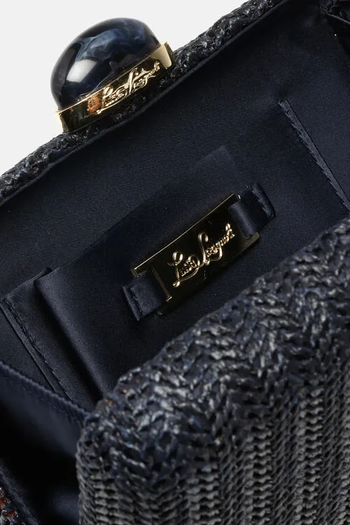 Clutch and Pochette Illasi Illasi BlueGold 8211 Luisa Spagnoli Women Clutch and Pochette Illasi Illasi BlueGold 8211 Luisa Spagnoli Women