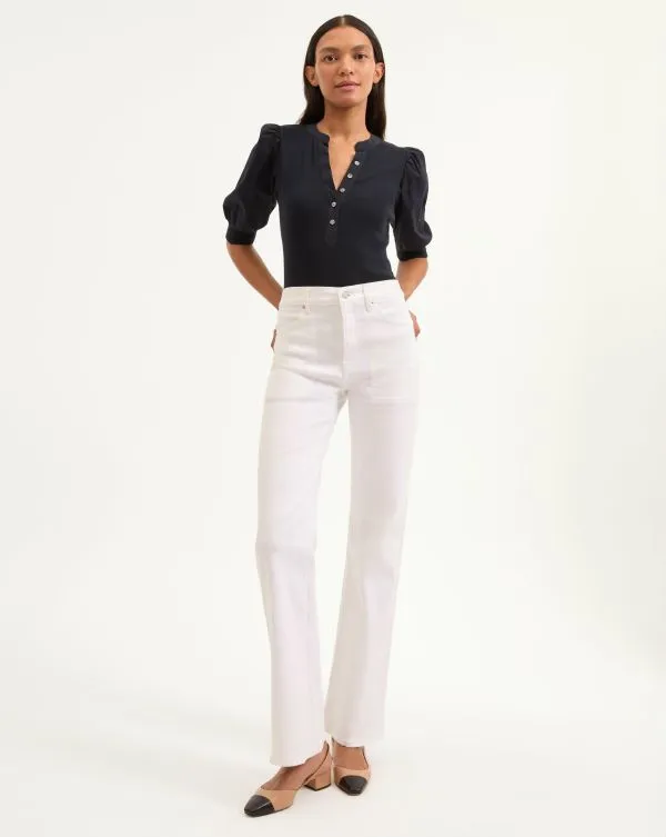 Coralee PuffSleeve Tee Navy Women Veronica Beard Tops Coralee PuffSleeve Tee Navy Women Veronica Beard Tops