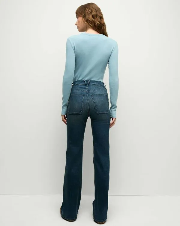 Crosbie PatchPocket Slim WideLeg Jean Northern Lights Women Veronica Beard Jeans Crosbie PatchPocket Slim WideLeg Jean Northern Lights Women Veronica Beard Jeans