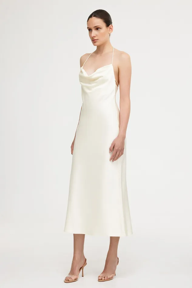 DANIKA COWL DRESS Women Bridesmaids Significant Other