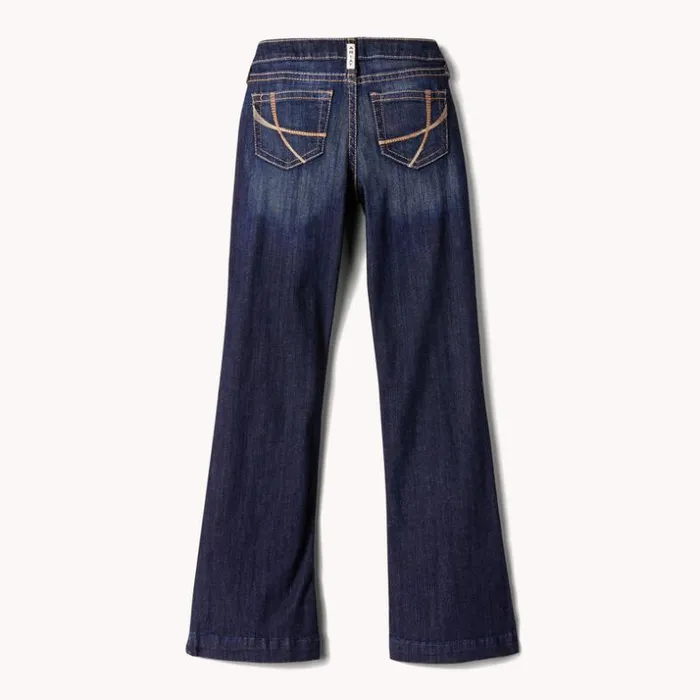Denim Kids Ariat REAL Trouser Maggie Wide Leg Jean Nightshade Denim Kids Ariat REAL Trouser Maggie Wide Leg Jean Nightshade