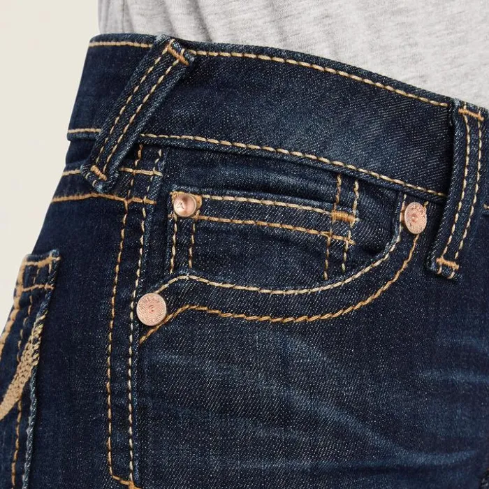 Denim Kids Ariat REAL Trouser Maggie Wide Leg Jean Nightshade Denim Kids Ariat REAL Trouser Maggie Wide Leg Jean Nightshade