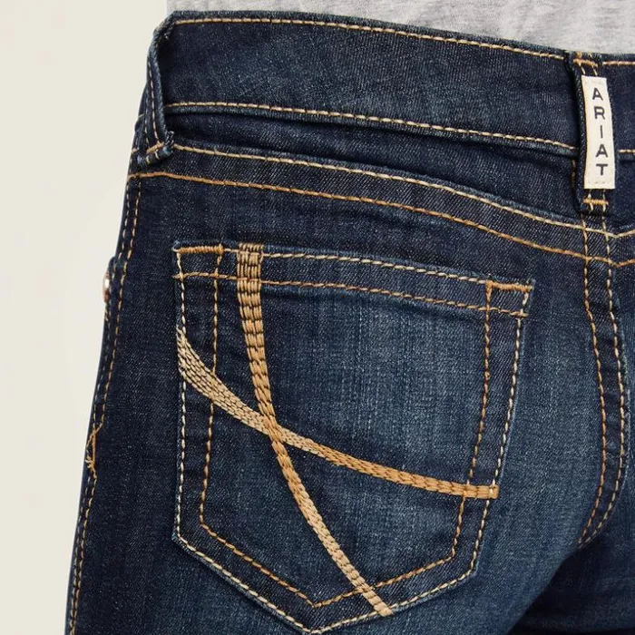 Denim Kids Ariat REAL Trouser Maggie Wide Leg Jean Nightshade Denim Kids Ariat REAL Trouser Maggie Wide Leg Jean Nightshade