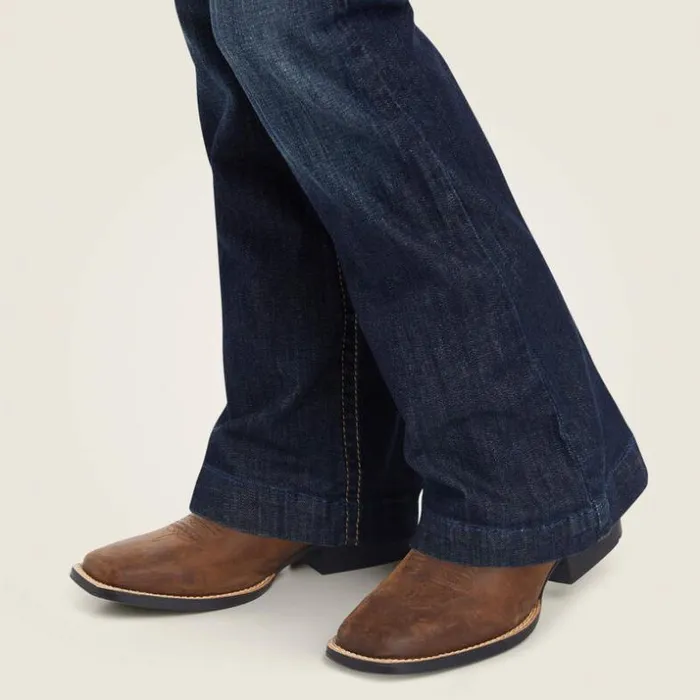 Denim Kids Ariat REAL Trouser Maggie Wide Leg Jean Nightshade Denim Kids Ariat REAL Trouser Maggie Wide Leg Jean Nightshade