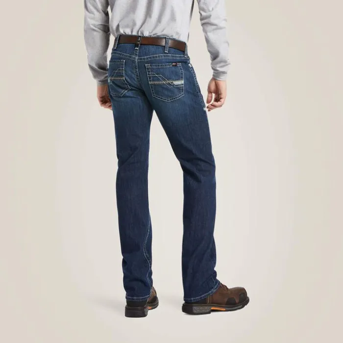 Denim Men Ariat FR M7 Slim Stretch DuraLight Shoreway Stackable Straight Leg Jean Kelby Denim Men Ariat FR M7 Slim Stretch DuraLight Shoreway Stackable Straight Leg Jean Kelby