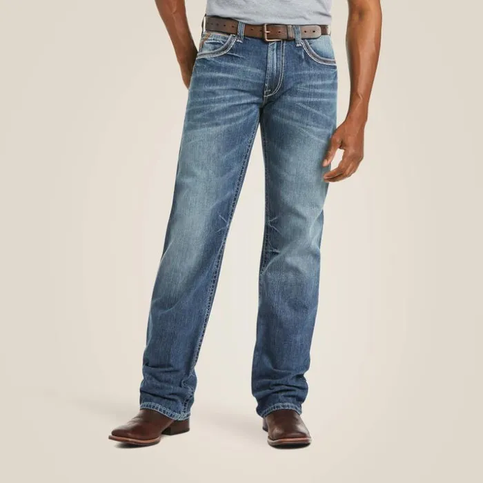 Denim Men Ariat M4 Low Rise Coltrane Boot Cut Jean Durango