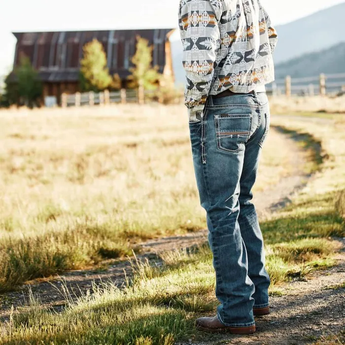 Denim Men Ariat M4 Low Rise Coltrane Boot Cut Jean Durango Denim Men Ariat M4 Low Rise Coltrane Boot Cut Jean Durango