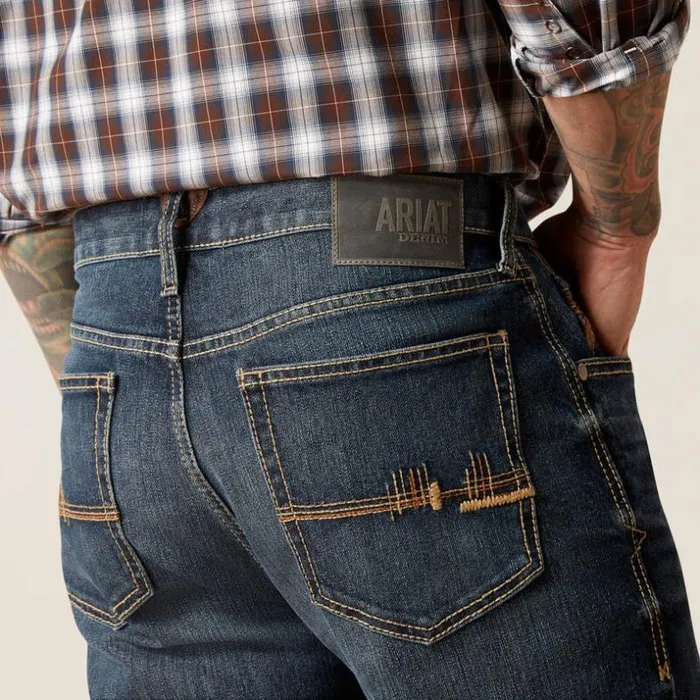 Denim Men Ariat M4 Relaxed Derek Boot Cut Jean Atlas Denim Men Ariat M4 Relaxed Derek Boot Cut Jean Atlas