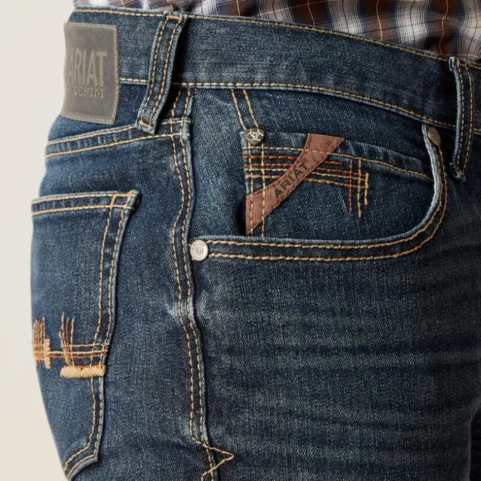 Denim Men Ariat M4 Relaxed Derek Boot Cut Jean Atlas Denim Men Ariat M4 Relaxed Derek Boot Cut Jean Atlas