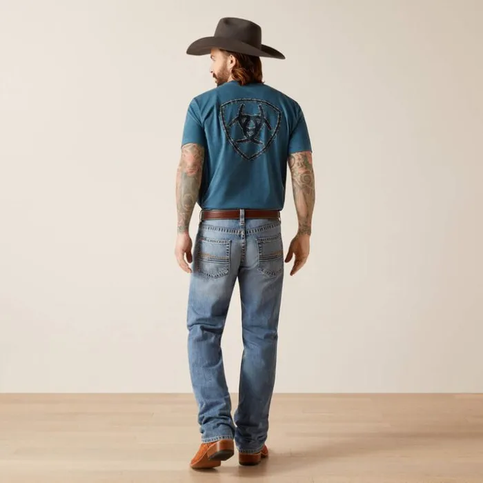 Denim Men Ariat M5 Straight Lark Straight Jean Baylor Denim Men Ariat M5 Straight Lark Straight Jean Baylor