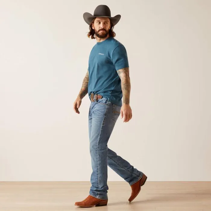 Denim Men Ariat M5 Straight Lark Straight Jean Baylor Denim Men Ariat M5 Straight Lark Straight Jean Baylor