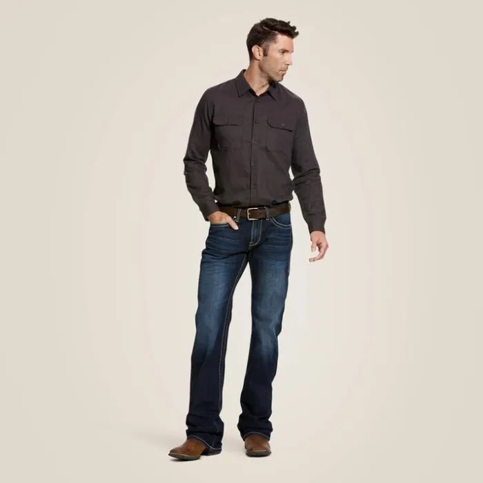 Denim Men Ariat M7 Rocker Concord Stretch Stackable Straight Leg Jean Dodge Denim Men Ariat M7 Rocker Concord Stretch Stackable Straight Leg Jean Dodge
