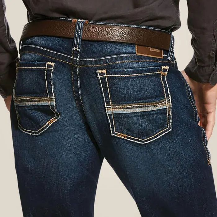 Denim Men Ariat M7 Rocker Concord Stretch Stackable Straight Leg Jean Dodge Denim Men Ariat M7 Rocker Concord Stretch Stackable Straight Leg Jean Dodge