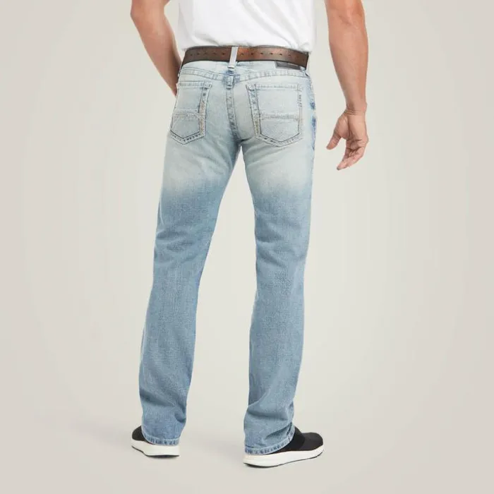 Denim Men Ariat M7 Rocker Stretch Stirling Stackable Straight Leg Jean Shasta