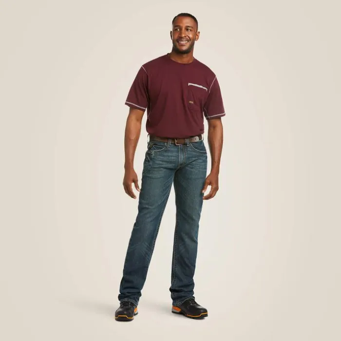 Denim Men Ariat Rebar M5 Straight DuraStretch Edge Stackable Straight Leg Jean Ironside Denim Men Ariat Rebar M5 Straight DuraStretch Edge Stackable Straight Leg Jean Ironside