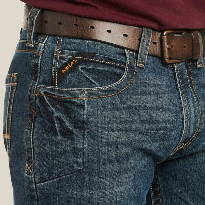 Denim Men Ariat Rebar M5 Straight DuraStretch Edge Stackable Straight Leg Jean Ironside Denim Men Ariat Rebar M5 Straight DuraStretch Edge Stackable Straight Leg Jean Ironside