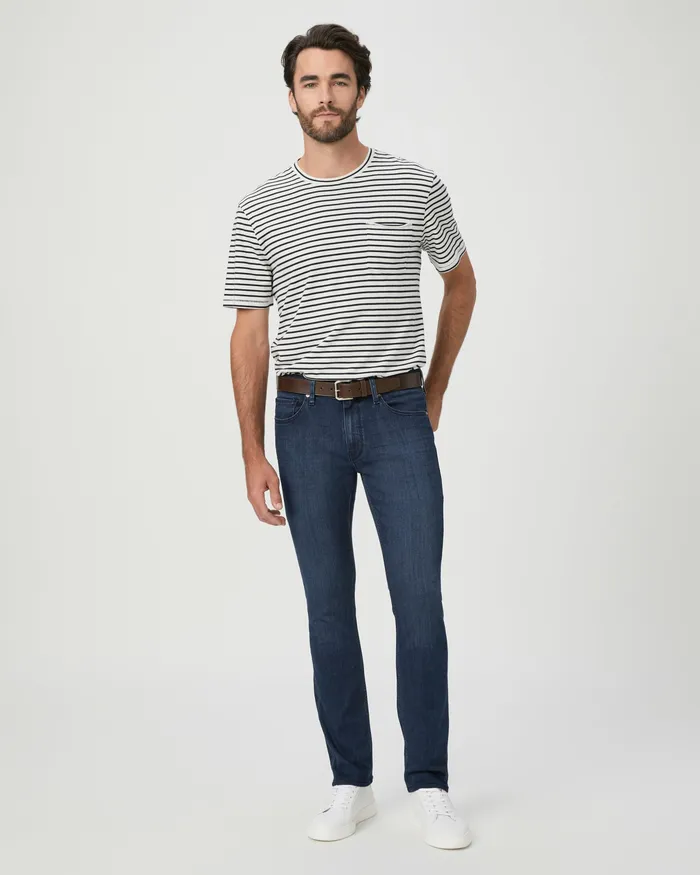 Denim Men PAIGE Transcend Federal Slim Straight Jean 8211 Kenwood