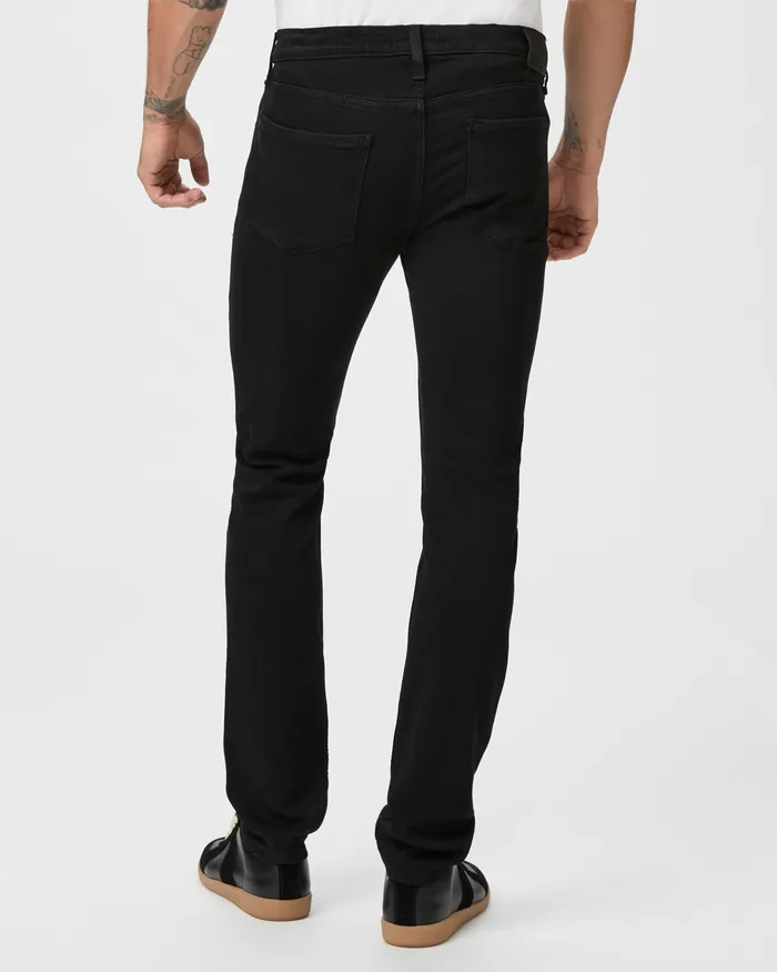 Denim PAIGE Men Transcend Lennox Extra Long Slim Jean 8211 Black Shadow