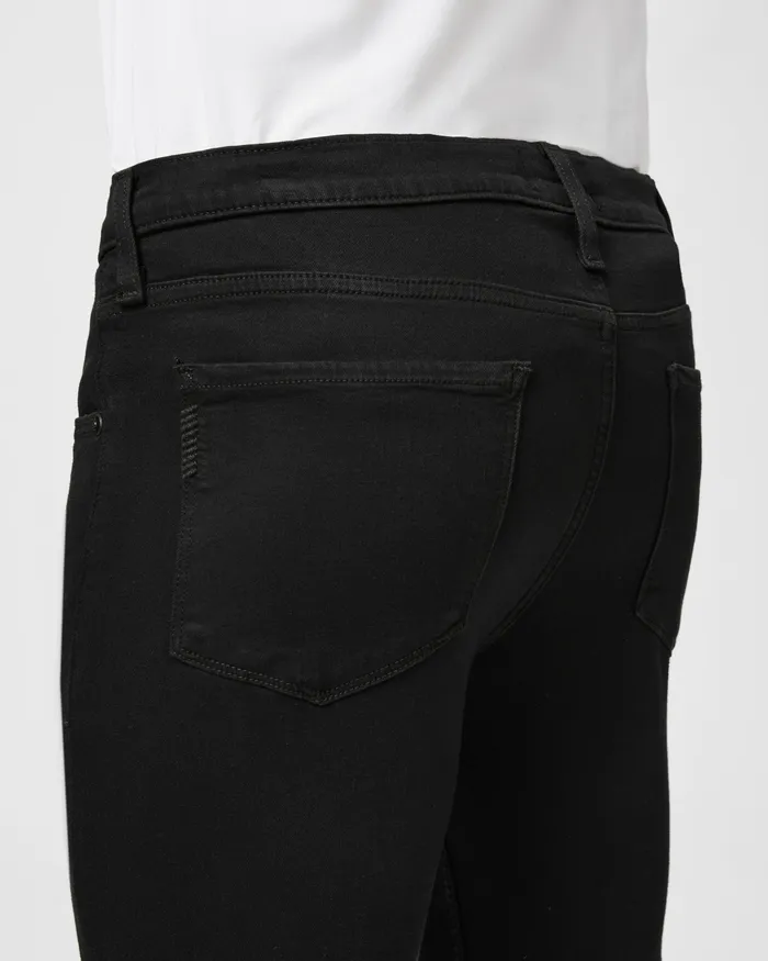 Denim PAIGE Men Transcend Lennox Extra Long Slim Jean 8211 Black Shadow