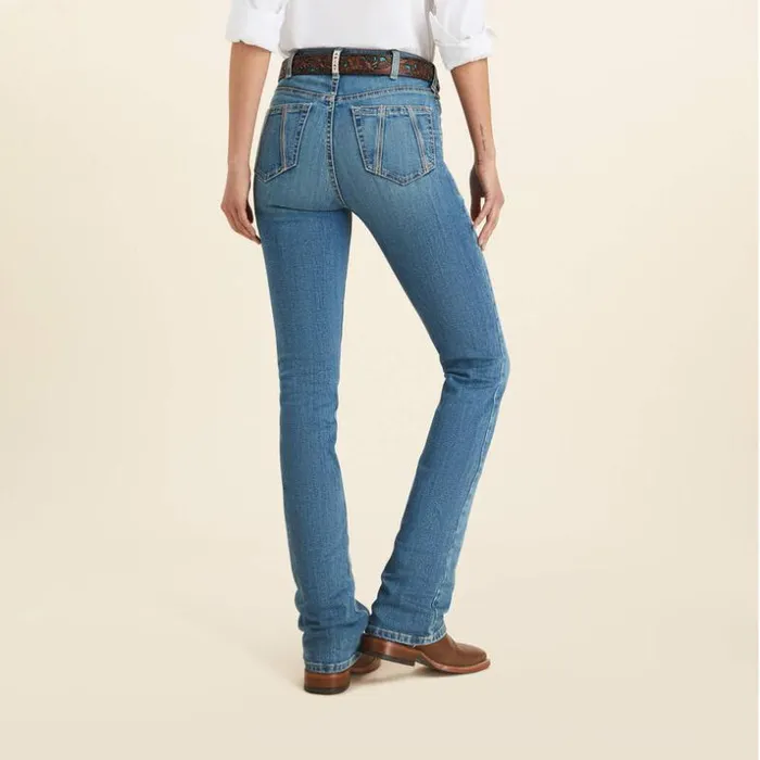Denim Women Ariat REAL High Rise Charlee Boot Cut Jean Delaware Denim Women Ariat REAL High Rise Charlee Boot Cut Jean Delaware