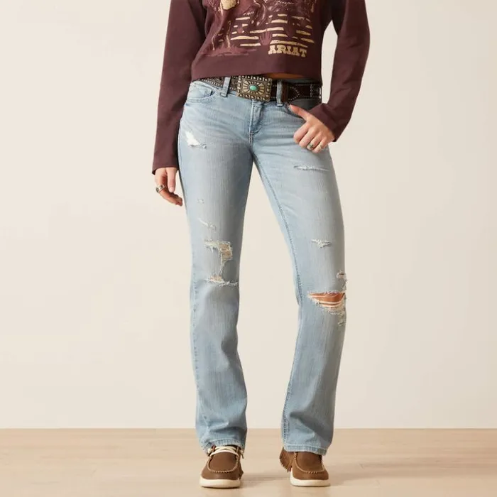 Denim Women Ariat REAL Low Rise Lucy Straight Jean Colorado