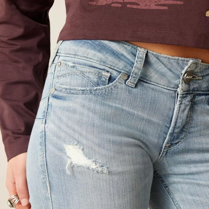 Denim Women Ariat REAL Low Rise Lucy Straight Jean Colorado Denim Women Ariat REAL Low Rise Lucy Straight Jean Colorado