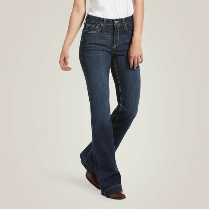 Denim Women Ariat Slim Trouser Ella Wide Leg Rascal
