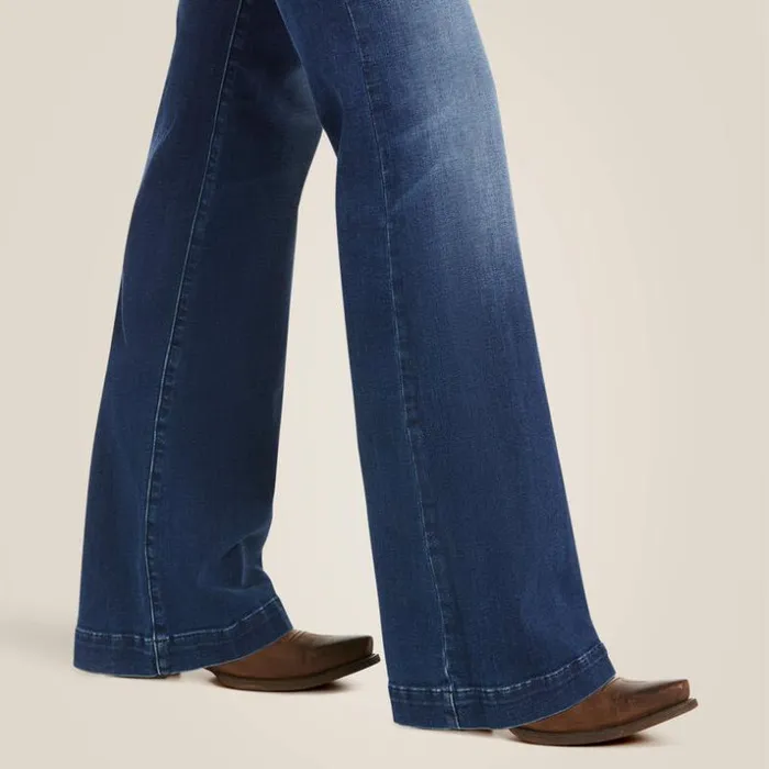 Denim Women Ariat Trouser Mid Rise Stretch Kelsea Wide Leg Jean Joanna Denim Women Ariat Trouser Mid Rise Stretch Kelsea Wide Leg Jean Joanna